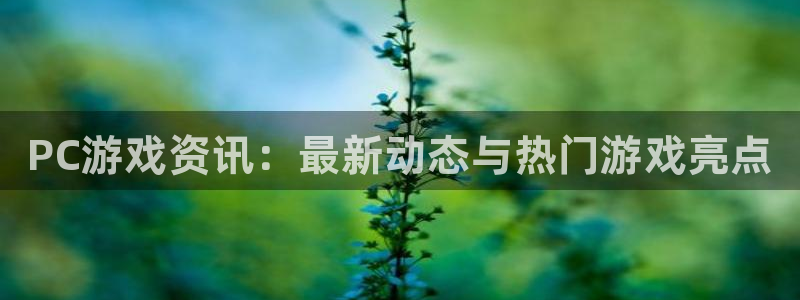 欧博娱乐主管：PC游戏资讯：最新动态与热门游戏亮点